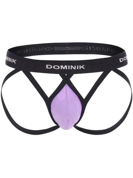 G-Strings & Thongs Mens Jock Straps Thongs Underwear - English Lavender - CV17Z6TDQSA $9.58