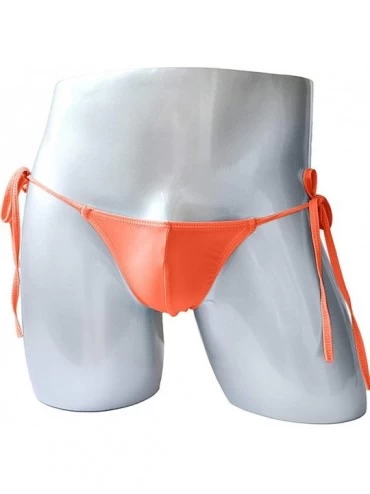 Panties Women Sexy Bandage G-Sring Thong Bikini Underwear Low Waist Briefs - Orange - C918TQG448O $12.05