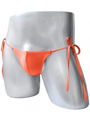 Panties Women Sexy Bandage G-Sring Thong Bikini Underwear Low Waist Briefs - Orange - C918TQG448O $12.05