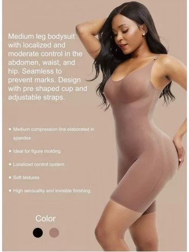 Shapewear Women Waist Trainer Bodysuit Double Slim Full Body Shapewear Breathable Smooth Corset - 064-apricot - CJ1996A24WT $...