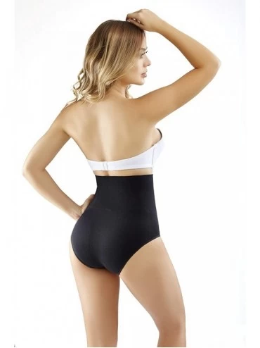 Shapewear Colombianas High-Waisted Classic Smoothing Brief - Black - C218QC7Z7G5 $33.07