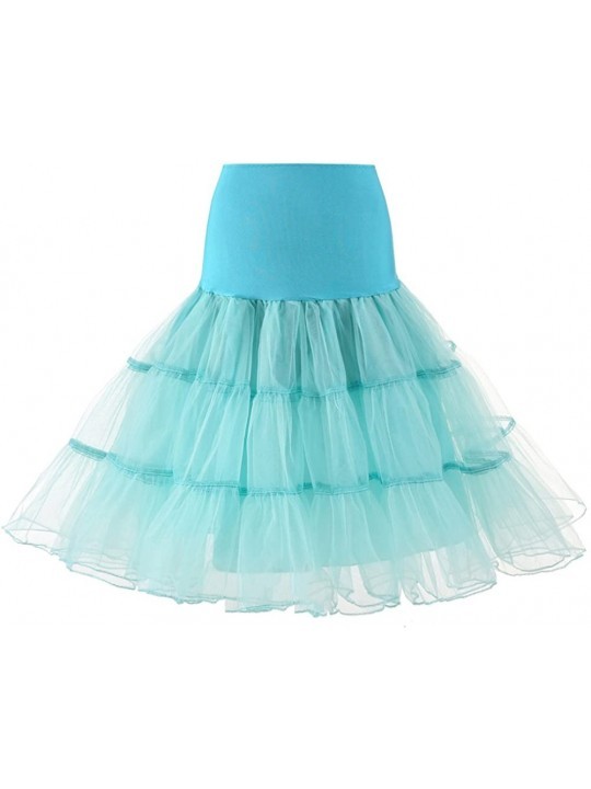 Women's 50S Vintage Tulle Petticoat Half Slip Tutu Underskirt 27 ...