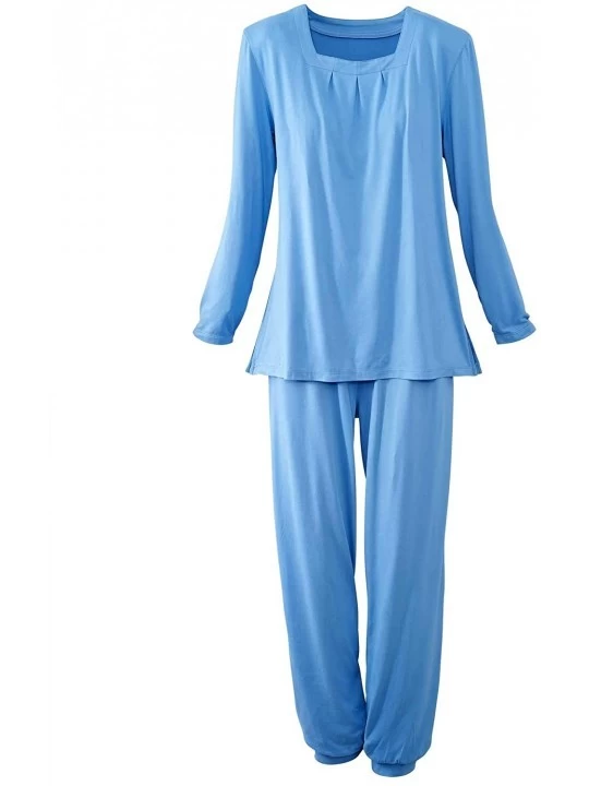 Sets Lounging Pajamas - French Blue - CV195MGX4QR $21.10