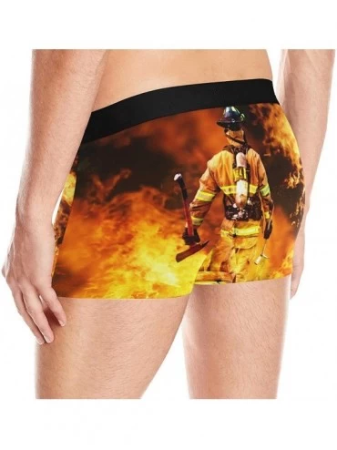 Boxer Briefs Fire Firefighter Fireman Searches Comfort Classics Boxer Briefs Underwear for Men Youth - Design 01 - CI1927YKMT...