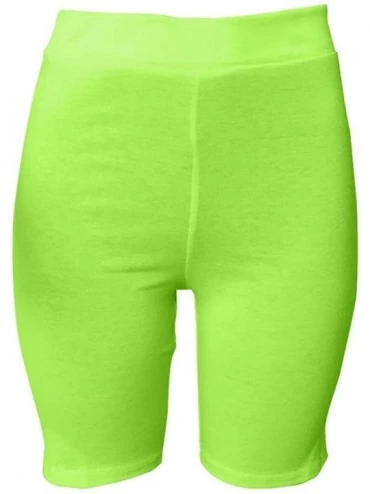 Thermal Underwear Women Casual Summer Home Pure Colour Short Sleeves Shorts 2 Piece Sports Suit - Green - CW190G5974A $36.85