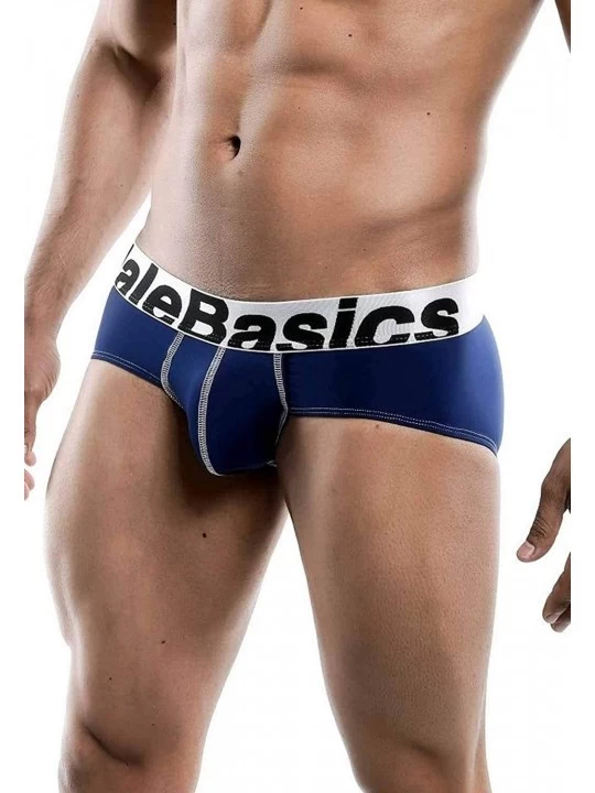 Briefs Men's Sports Performance Hip Brief - Navy - C8189SR4IKW $29.95