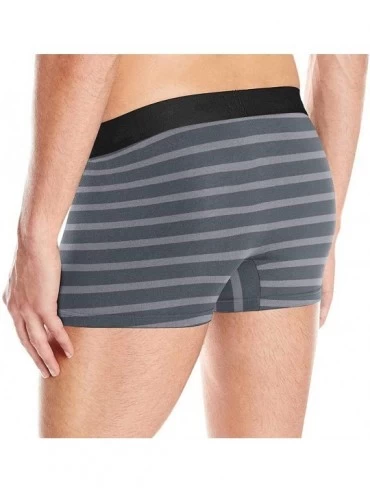 Boxer Briefs Custom Faces Print Boxer Briefs for Men Hug My Treasure Black Photo Underwear Gifts - Grey Stripe - CL194AXSHL7 ...