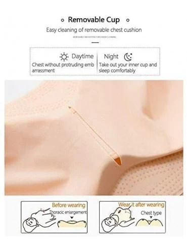 Accessories Anti-Slip Ice Silk Air Bra Strapless with Shoulder Strap & Extend The Buckle - Beige - CZ1904490E2 $24.80