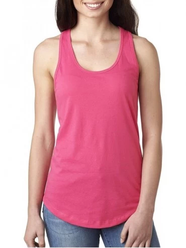 Camisoles & Tanks Wish You were Beer Womens Racerback Tank Top - Hot Pink - CF18Z8MWGR9 $11.86