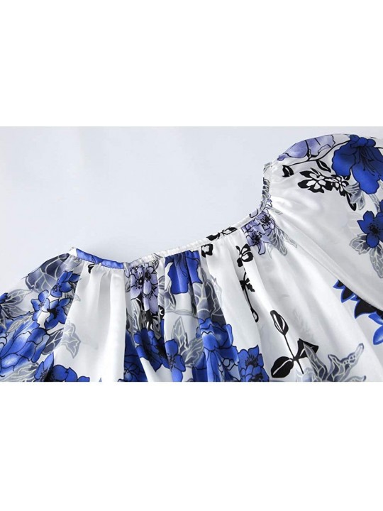 100% Pure Mulberry Silk Nightgown Classic Nightwear Sleepwear - 2 ...