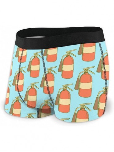 Boxer Briefs Men's Boxer Briefs Underwear with Pouch - Fire Extinguisher - CM1984C6NWL $18.37