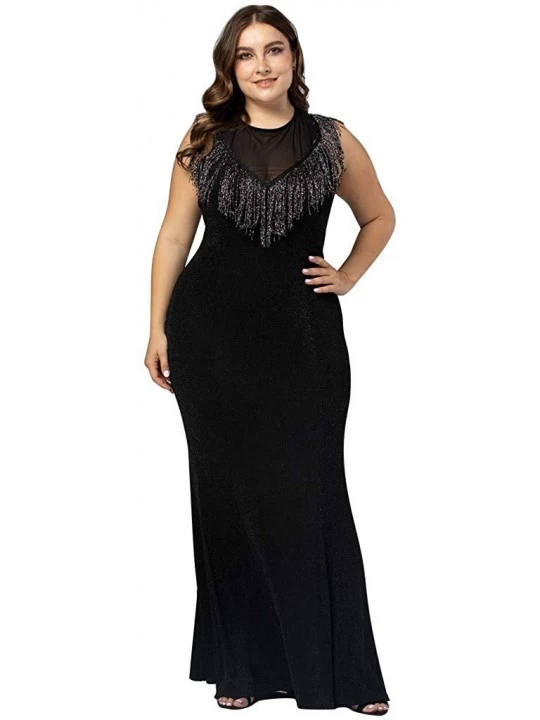 Garters & Garter Belts Women's Sexy Off Shoulder Maxi Dress- Elegant Evening Long Formal Prom Bodycon Party Maxi Dress - Blac...