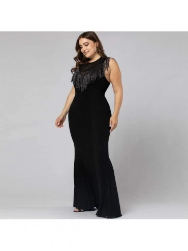 Garters & Garter Belts Women's Sexy Off Shoulder Maxi Dress- Elegant Evening Long Formal Prom Bodycon Party Maxi Dress - Blac...