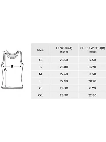 Undershirts Men's Muscle Gym Workout Training Sleeveless Tank Top Wedding Swans - Multi8 - C919DLR6IU9 $34.17