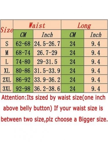 Bustiers & Corsets Women Breathable Waist Tummy Training Shaper Corset Belt - Black - C2182Z4LTAY $9.09