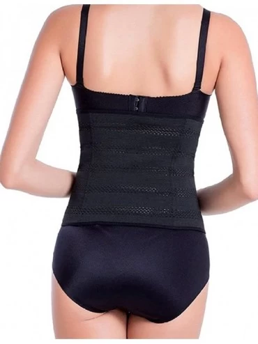 Bustiers & Corsets Women Breathable Waist Tummy Training Shaper Corset Belt - Black - C2182Z4LTAY $9.09