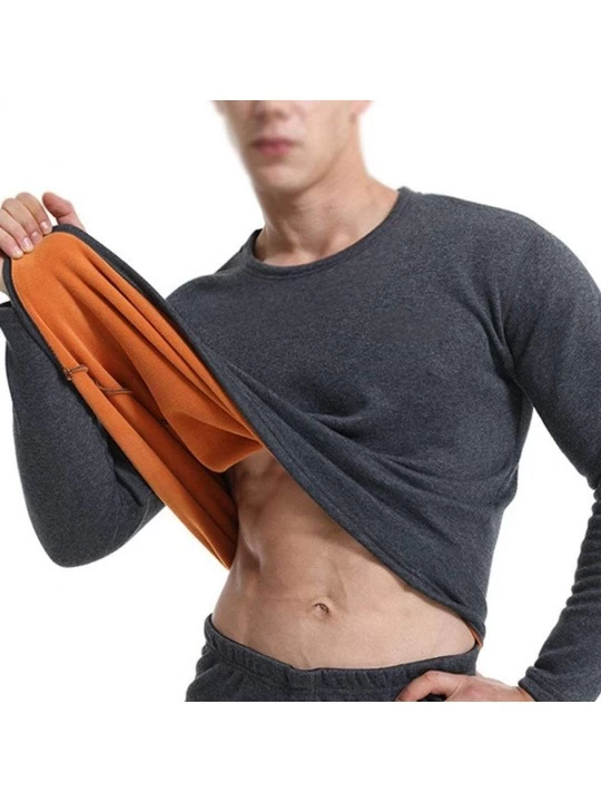 Thermal Underwear 2020 Thermal Underwear for Men Ultra Soft Warm Skin-Friendly Breathable Plus Fertilizer Stretch Long Johns ...