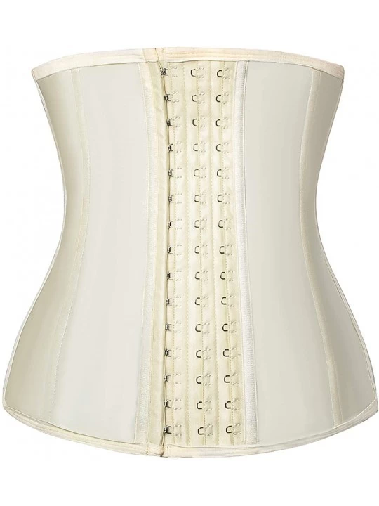 Shapewear Waist Trainer for Women Weight Loss Hourglass Waist Cincher Trimmer Sport Girdle - Beige-3 Layers - C818SU64WRM $21.45