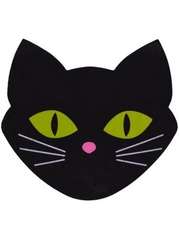 Accessories 6 Pairs Black Cat NippleCovers Satin Pasties Disposable Self Adhesive Breast Petals - CH18CQXY4Z8 $8.82