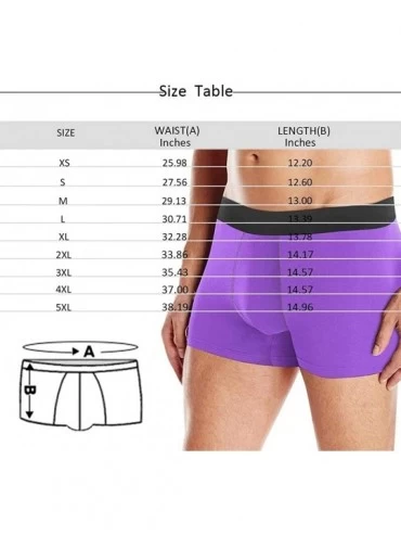 Boxer Briefs Custom Men's Boxer Briefs with Funny Photo Face- Personalized Novelty Underwear This Belongs to Me in Black - Mu...