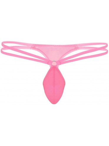 Men's Jockstrap O Ring Enhancing G-String Thong Underwear C-Strap T ...