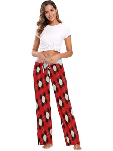 Bottoms Women's Fashion Yoga Pants Palazzo Casual Print Wide Leg Lounge Pants Comfy Casual Drawstring Long Pajama Pants - Mos...