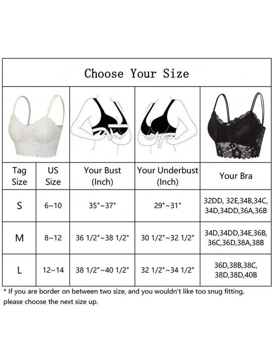 Bralettes For Women Padded Lace Bandeau Bra Strappy Bralettes Halter Cropped Cami Bra Spaghetti 5447