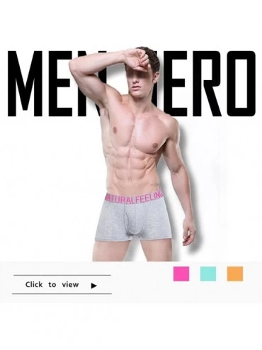 Boxer Briefs Men's Underwear Boxer Briefs Cotton Boxer Briefs Underwear S M L XL XXL - Multicolored - CQ183LHTSGW $8.32