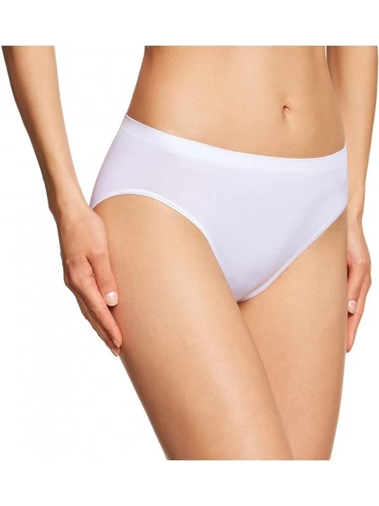 Panties Women's Touch Feeling Hi-Cut Brief Panty - White - CL1121CCCA7 $39.31