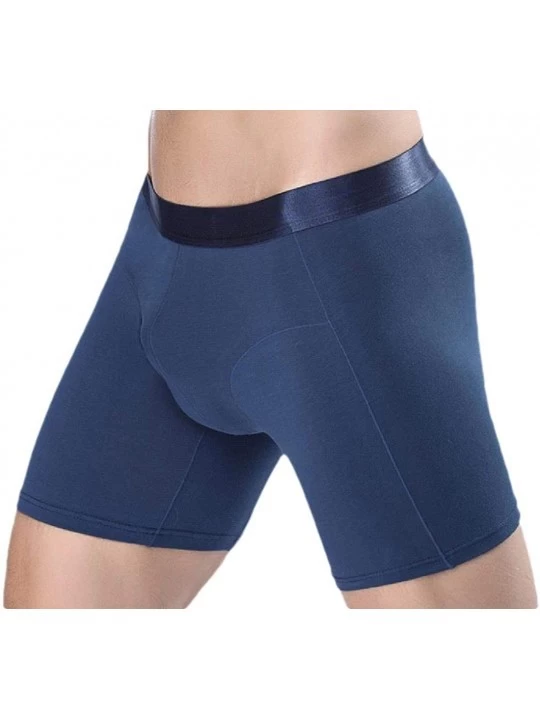 Boxer Briefs Men Underwear Breathable Cotton Stretchy Basic Boxer Brief - 2 - CD19E7ZERZN $23.03