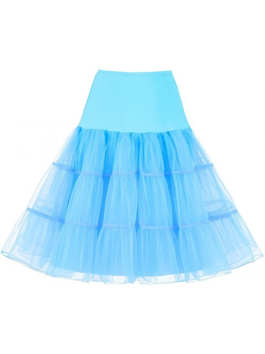 Women's Vintage 50s Rockabilly Petticoat Tutu Skirt 25