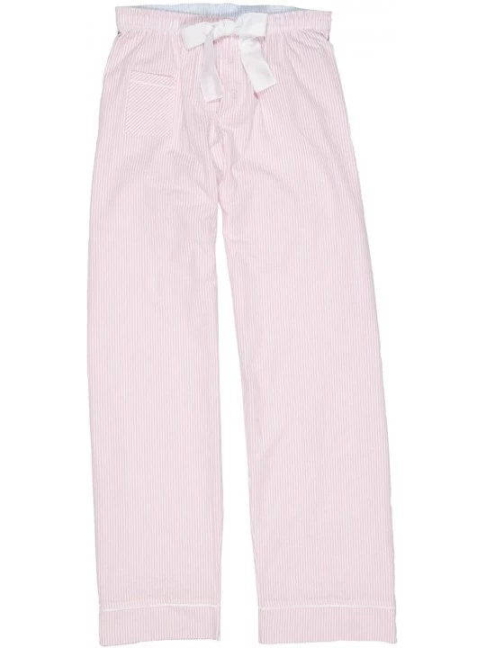 Sets Women's Cotton Seersucker Pajama Pants - Cotton Candy Pink - C311C0FOI99 $33.43