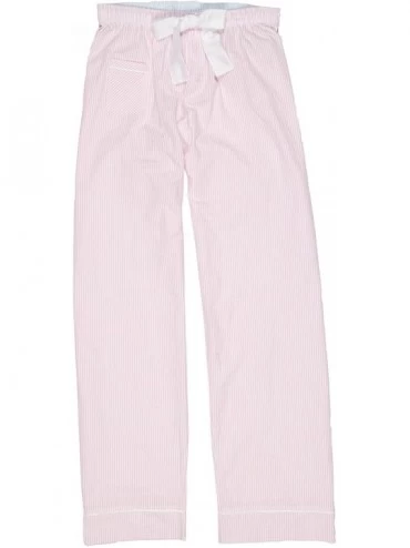 Sets Women's Cotton Seersucker Pajama Pants - Cotton Candy Pink - C311C0FOI99 $33.43