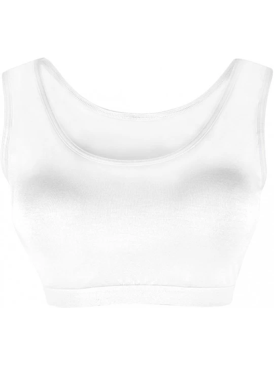 Camisoles & Tanks Mini Camisole Bra Padded Wireless Bra- Sports Tank Top Built-in Shelf Seamless cami- Wide Band Strap for Wo...