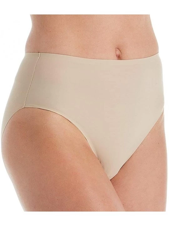 Shapewear Wonderful Edge Matte Microfiber Modern Hi-Cut Brief - Nude - CX18RORN00X $14.18