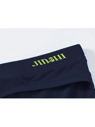 Bikinis Bamboo Men Enhancing Pouch Underwear Briefs Breathable Low Rise Bulge Pouch Boxer for Men M L XL 2XL - 1pack-dark Blu...