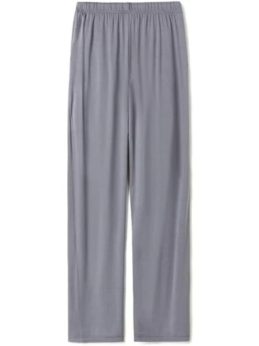 Bottoms Women's Soft Cotton Lounge Pajama Pants with Pockets - Dark Grey - C119944GXD8 $13.83