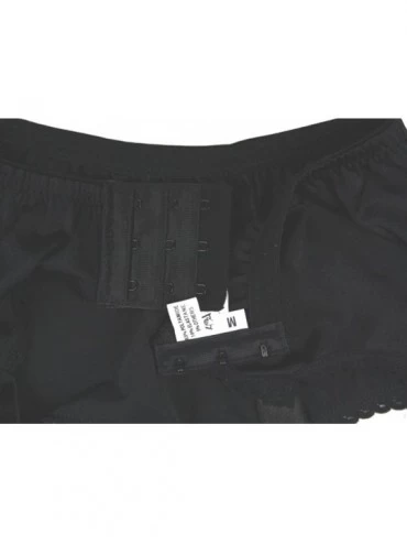 Garters & Garter Belts Black Lycra 8 Strap Garter Belt for Stockings (PL3) [USA] - C111B302WHR $52.50