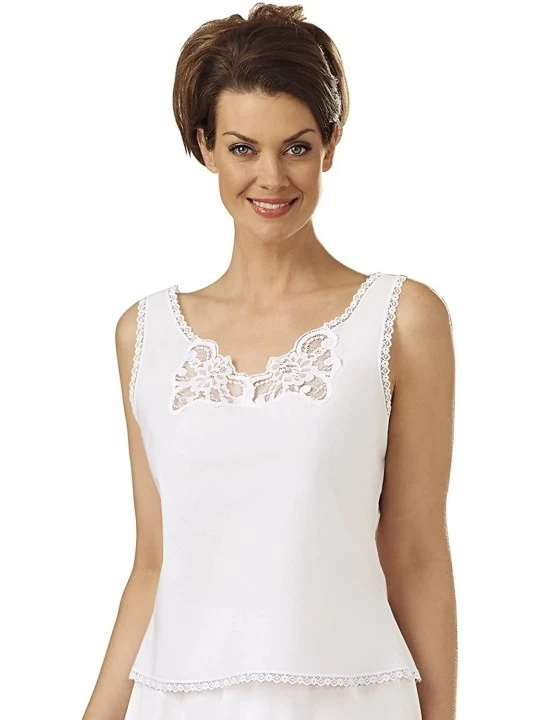 Camisoles & Tanks Batiste Camisole- White- 42 - CW11VKUNUUD $23.76