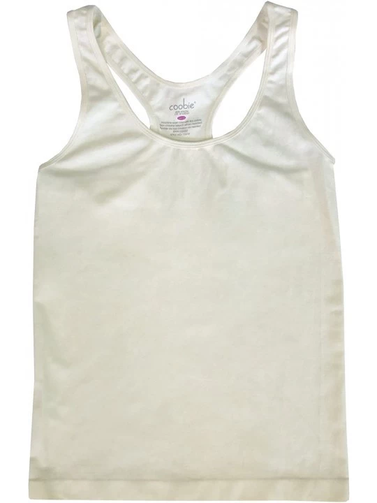 Camisoles & Tanks Seamless Racer Back Cami - Ivory - CI12E9T6SPP $17.73