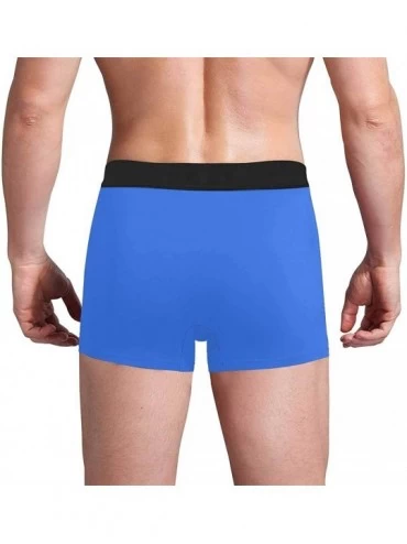 Boxer Briefs Custom Face Boxer Briefs for Man Briefs Panties Photo for Men Hug The Horse on Black - Type10 - CN19D89WTYR $31.19