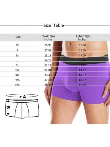 Boxer Briefs Custom Face Boxer Briefs for Man Briefs Panties Photo for Men Hug The Horse on Black - Type10 - CN19D89WTYR $31.19