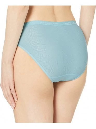 Panties Women's Give-N-Go Bikini Briefs - Air Blue - CV18H3WSC9S $13.01