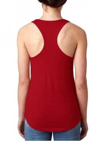 Camisoles & Tanks Savage Womens Racerback Tank Top - Red - CZ1885A03Z8 $16.78