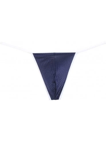 G-Strings & Thongs Men Brazilian G-String Posing Thong Underwear Guys Secret Back Choice Shorts - 4pcs - CD18H5039N5 $32.35