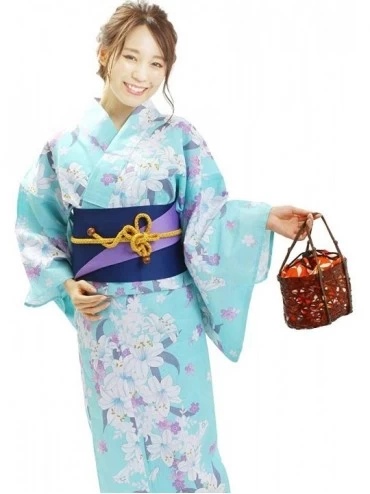 Robes Kimono Yukata Women's Single Item 19 Patterns to Choose F Size - X08-19 - CL19DHURKG7 $43.79