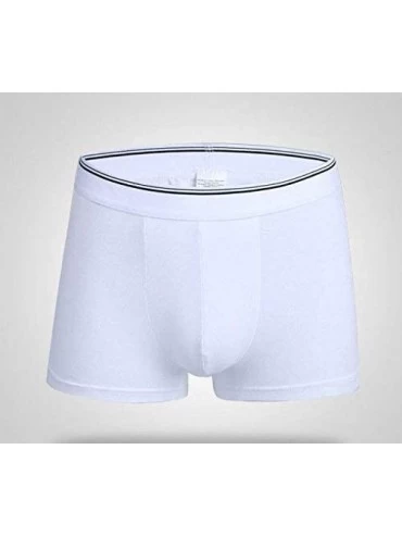 Boxer Briefs Underwear for Men's Comfort Boxer Brief Bacon and Eggs Skull Underpants - Deep Heather - C318UOZTRRI $35.23