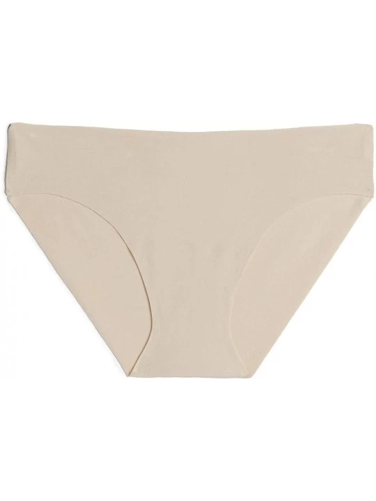 Panties Womens Raw-Cut Cotton Briefs - Natural - 2280 - Silk - C917WWAOUU9 $27.07