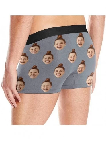 Boxers Custom Face Boxers Multi Girlfriend Faces Royal Personalized Face Briefs Underwear for Men - Multi 7 - CC18A405EYA $27.24