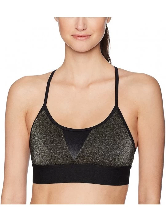 Bras Activewear Women's Trifecta Versatility Bra - Black/Gleam - CY1880LK9YM $42.88